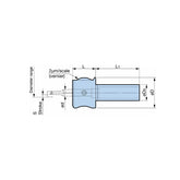 Fine Boring Head  Cylindrical Shank Type EWN04 - Big-tools Industrial Supply Tools for Metal Cutting